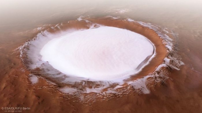 Крижане озеро на Марсі