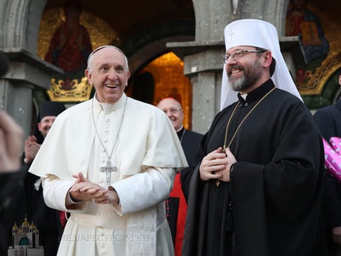 Папа Франциск і Глава УГКЦ Святослав